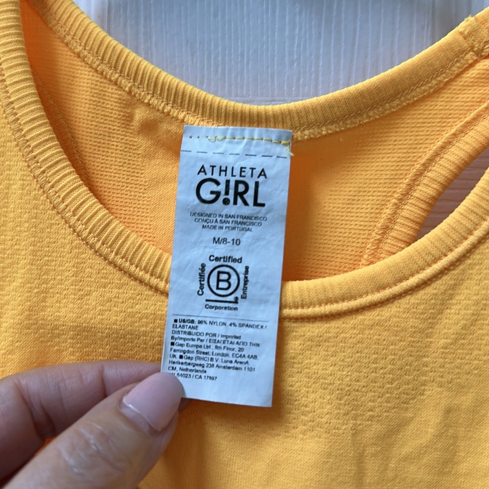LIKE NEW! Athleta Girl Power Up Seamless Tank - Picture 11 of 12